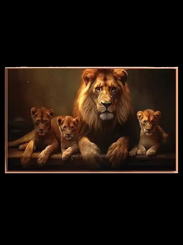 Lion Family Plakat