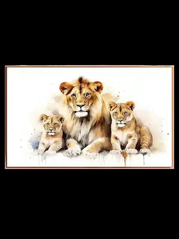 Lion Family No1 Plakat
