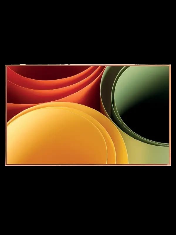 Curved Color Layers Plakat