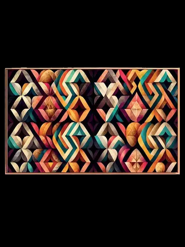 Chromatic Prism Patterns Plakat
