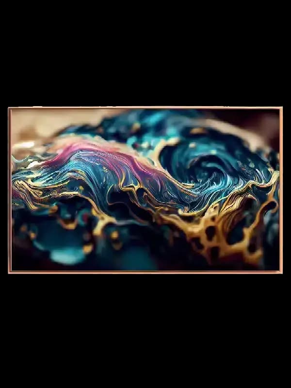Luminous Fluid Veins Plakat