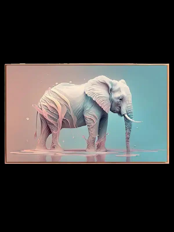 Ethereal Elephant Veins Plakat