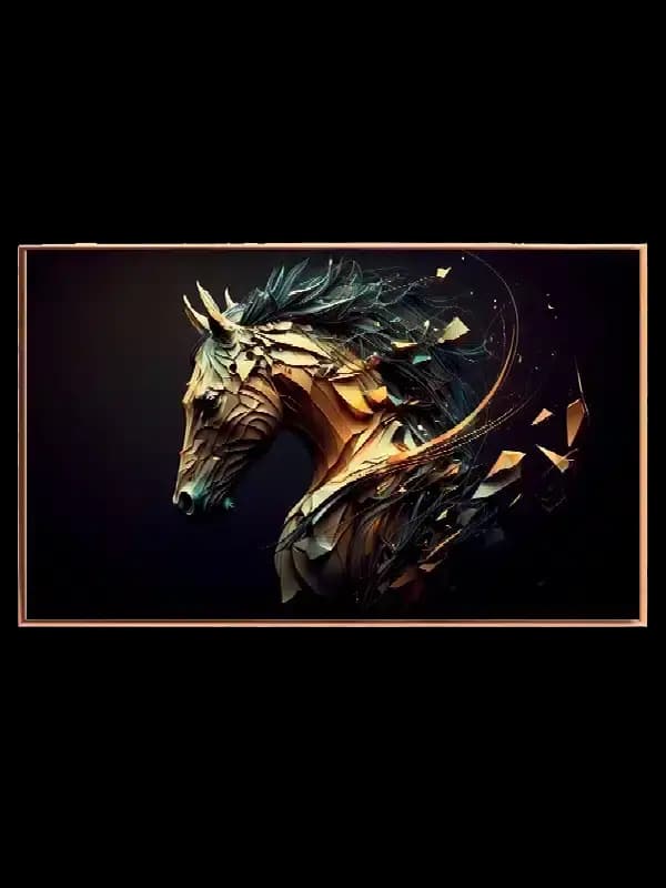 Fragmented Stallion Motion Plakat