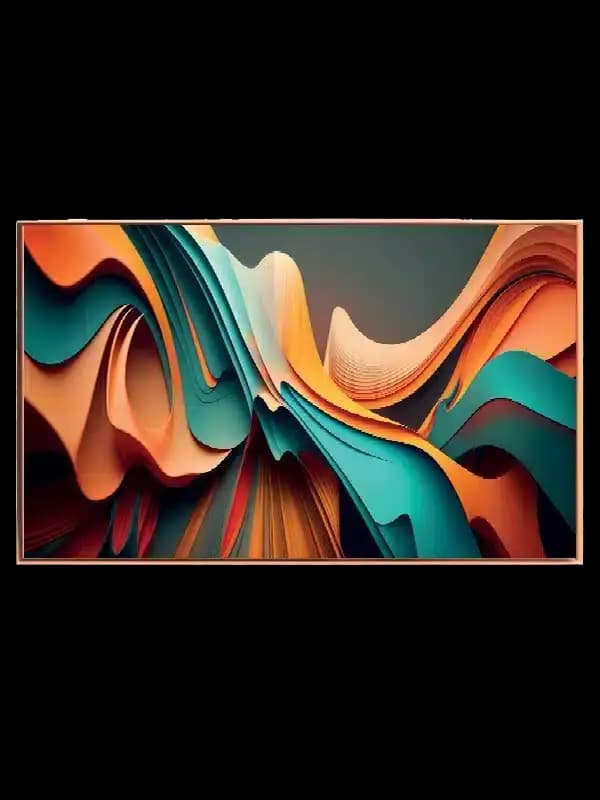 Curved Layers Flow Plakat