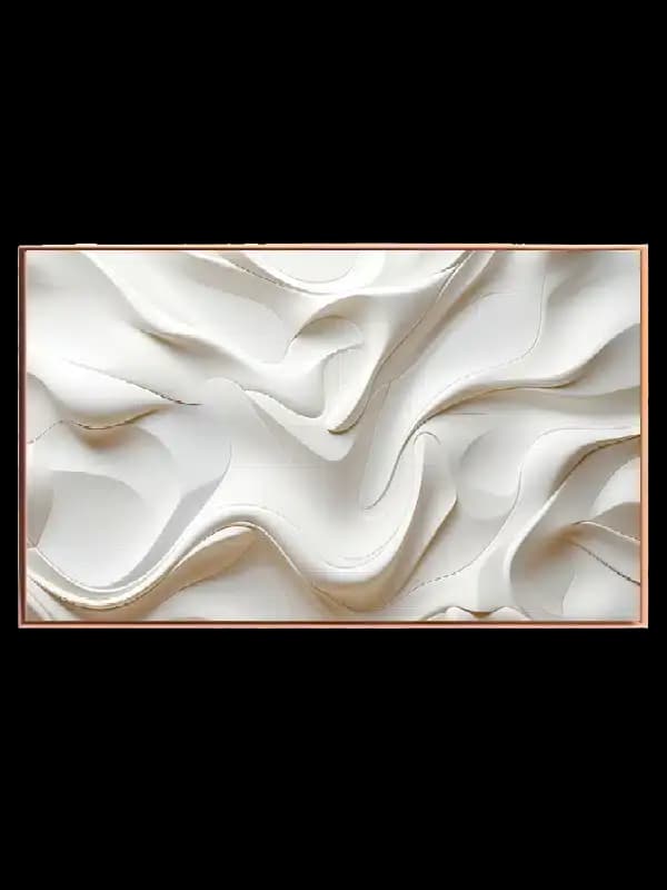 Creamy Flow Contours Plakat