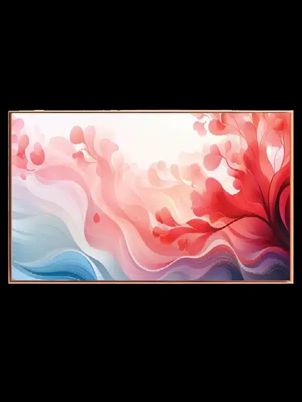 Coral Wave Flow Plakat