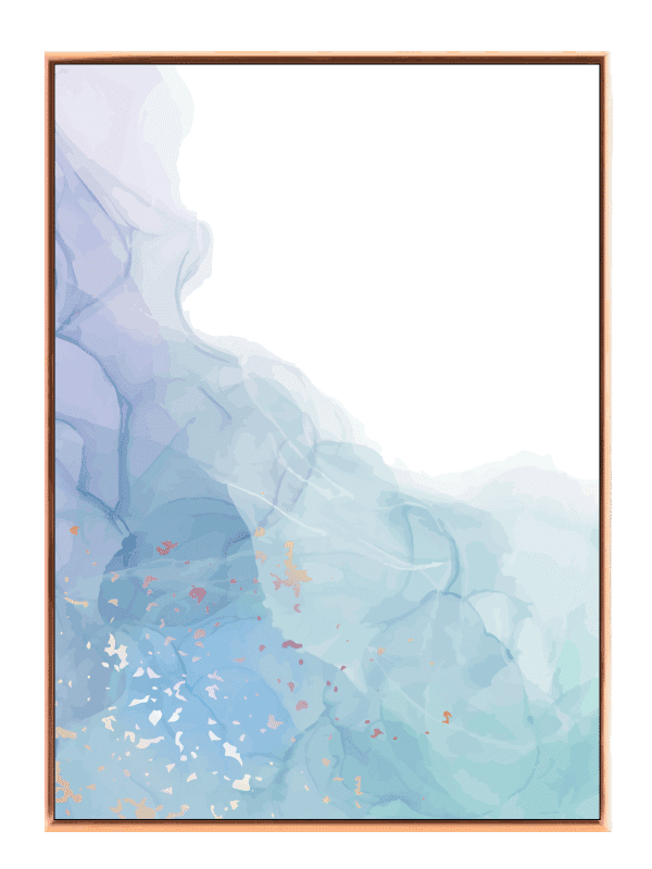 Aqua Veil Layers Plakat