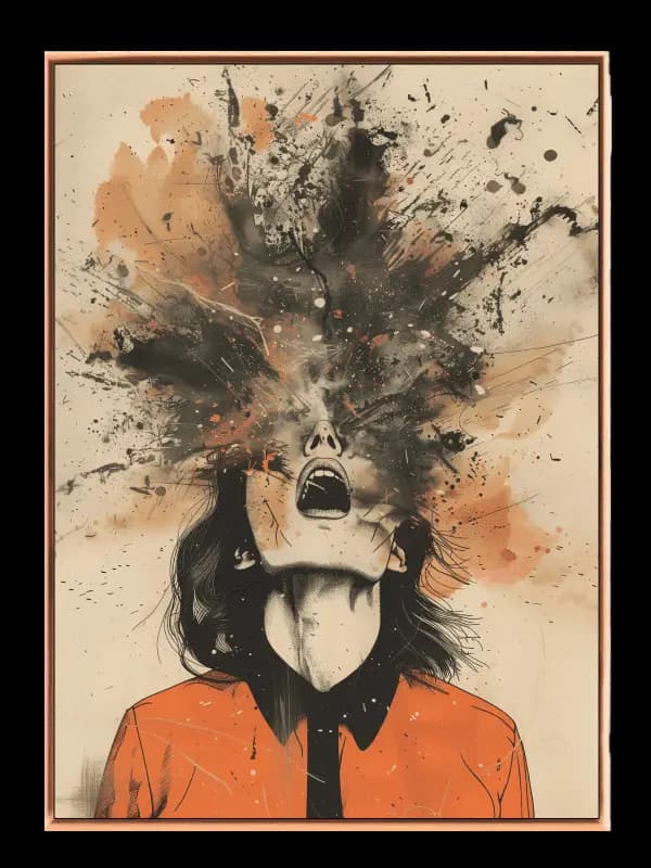 Fractured Mind Eruption Plakat