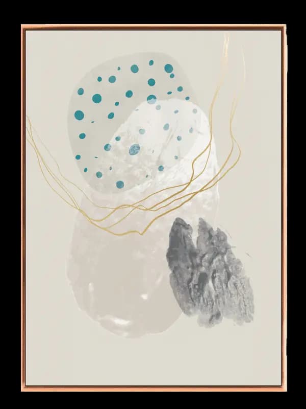 Veiled Pebble Layers Plakat