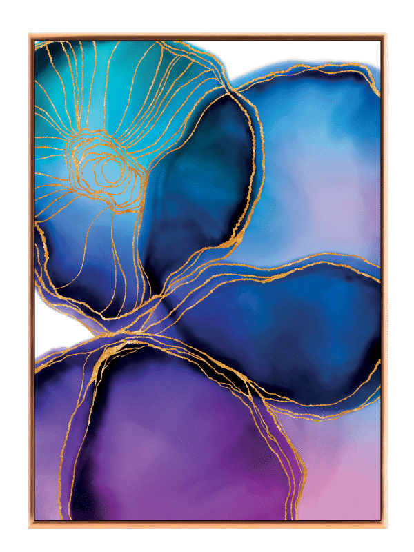 Azure Veins Harmony Plakat