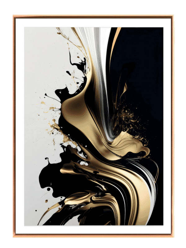 Liquid Gold Flow Plakat