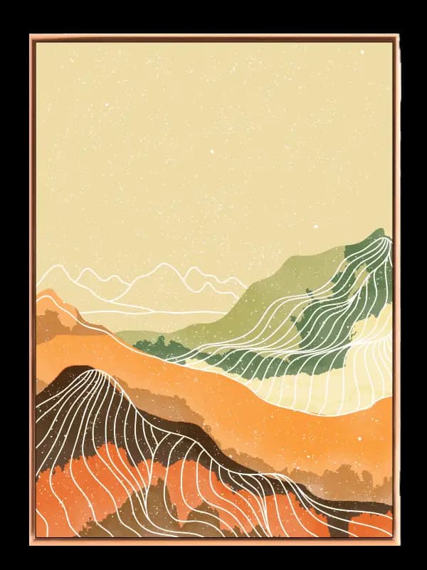 Contours Of Earth Plakat