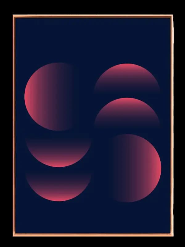 Gradient Sphere Harmony Plakat