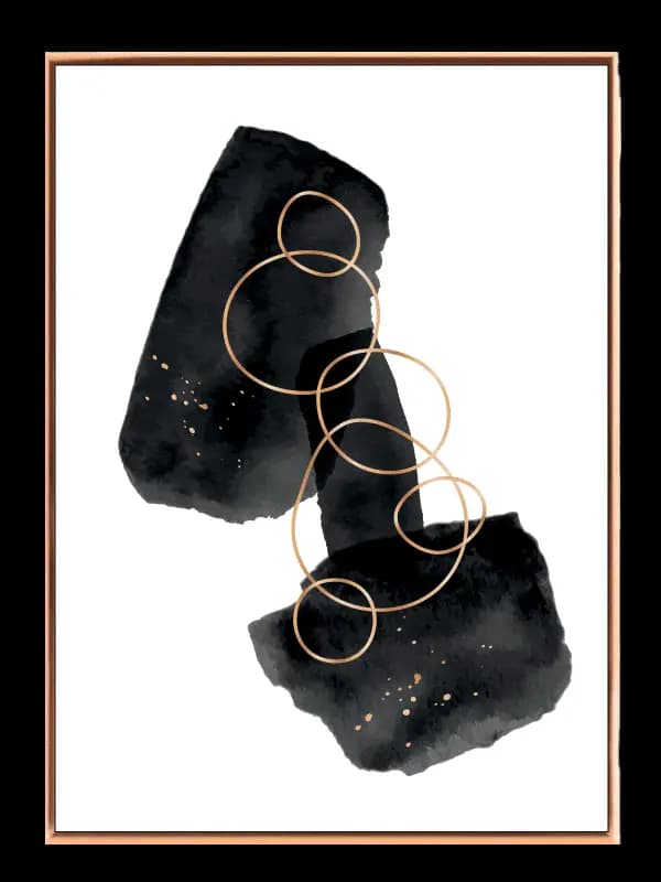Black Gold Harmony Plakat