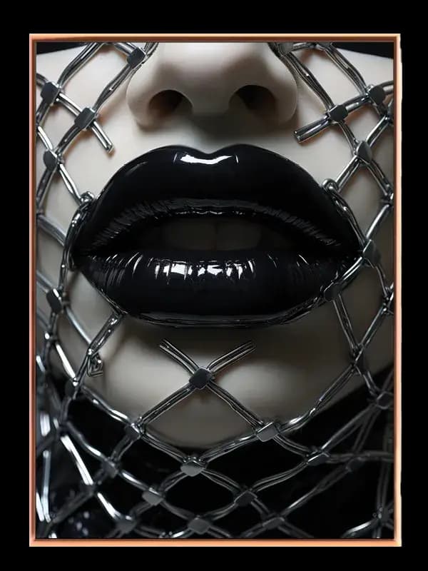 Rød Læber Edition LIPS12 Plakat