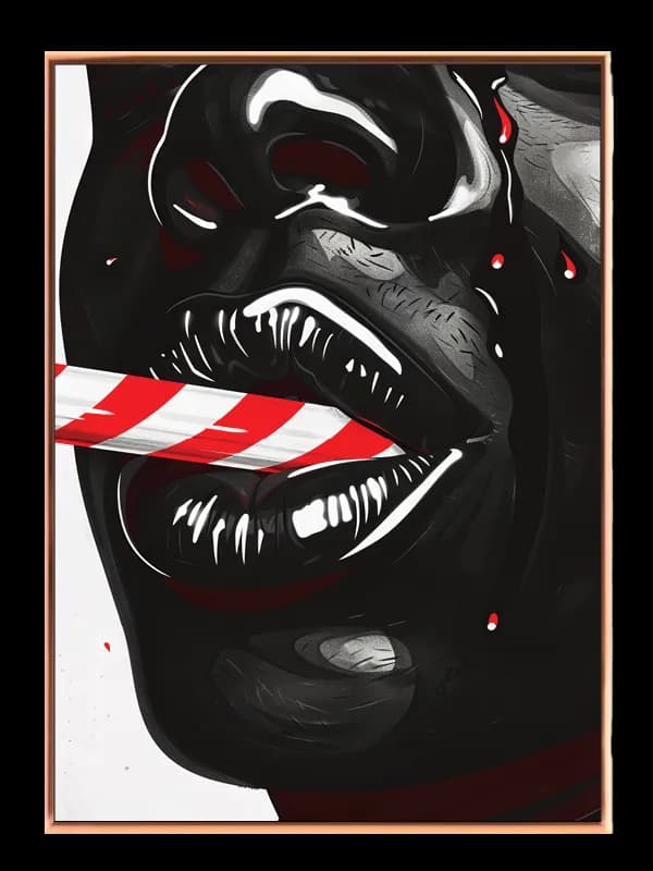 Elektrisk Læber Edition LIPS14 Plakat