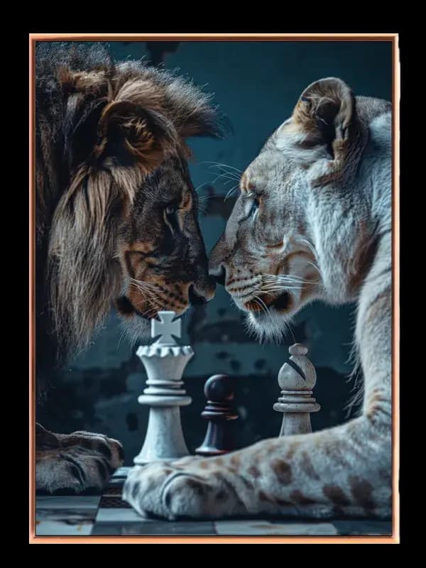 Lion Pair Plakat